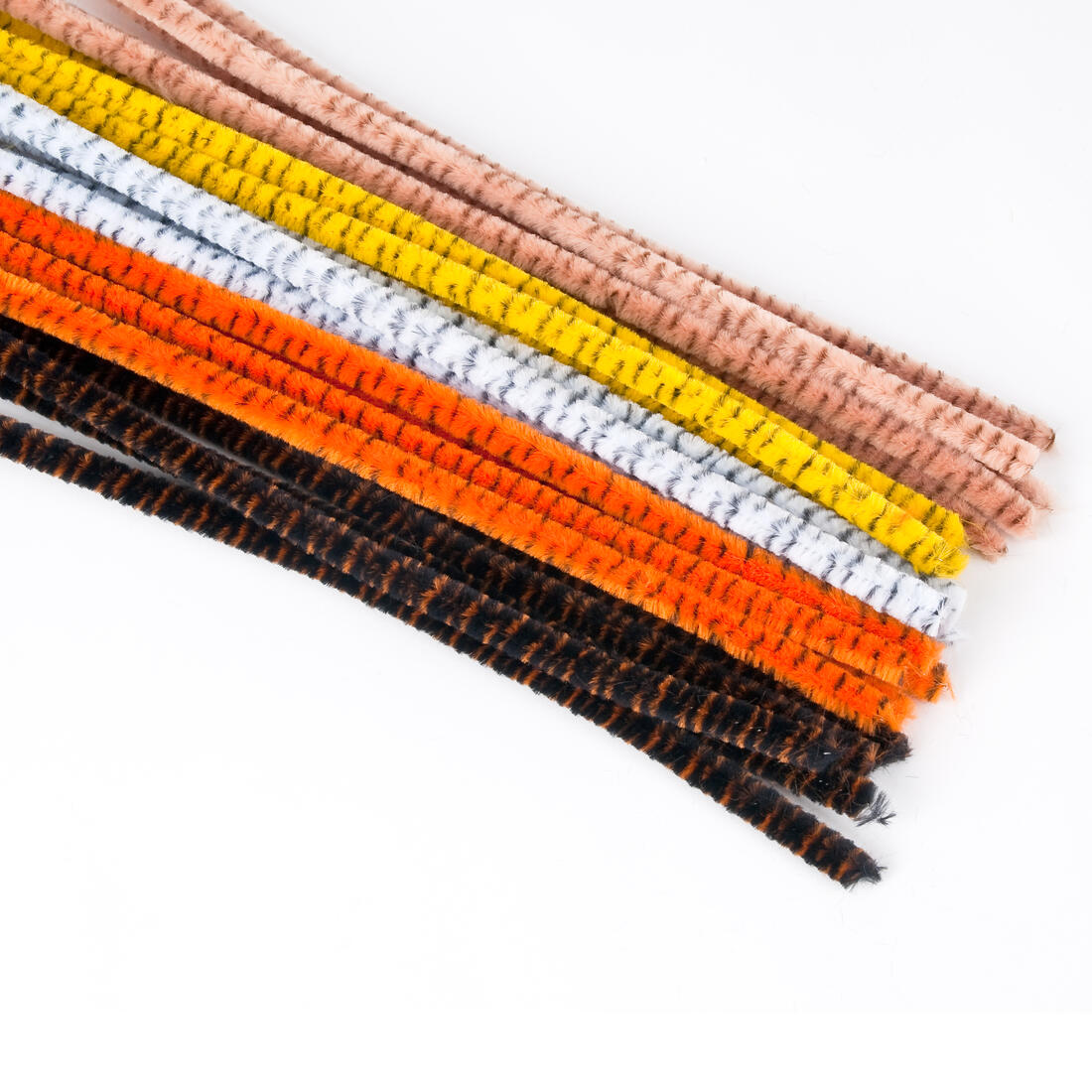 Chenille 9 mm/30 cm 25 stuks assortiment animal