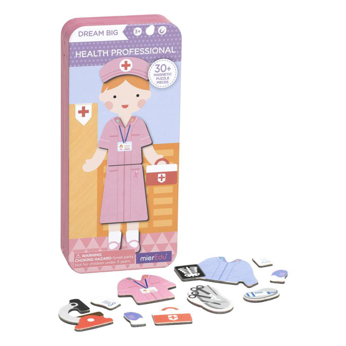 Magnetische reisbox puzzelspel dokter 3+ Magnetische reisbox puzzelspel dokter 3+