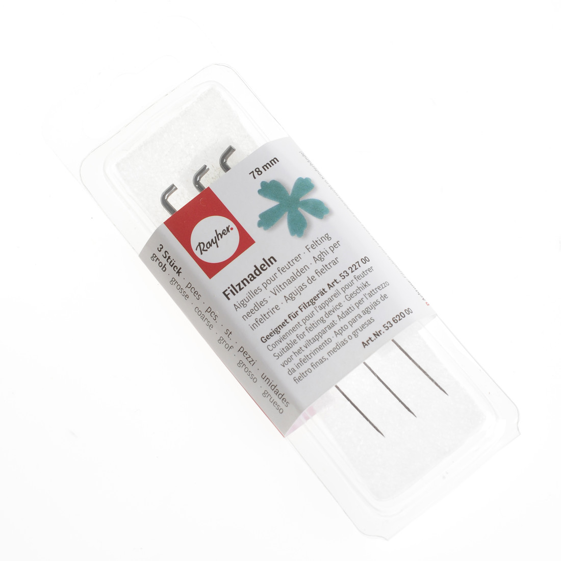 Viltnaalden voor droogvilten 3 stuks grof Viltnaalden voor droogvilten 3 stuks grof