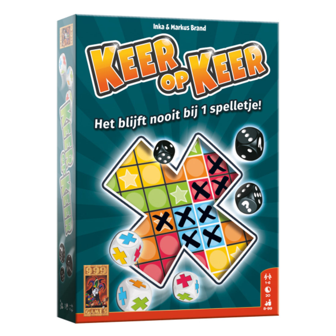 Keer op keer - dobbelspel 8+