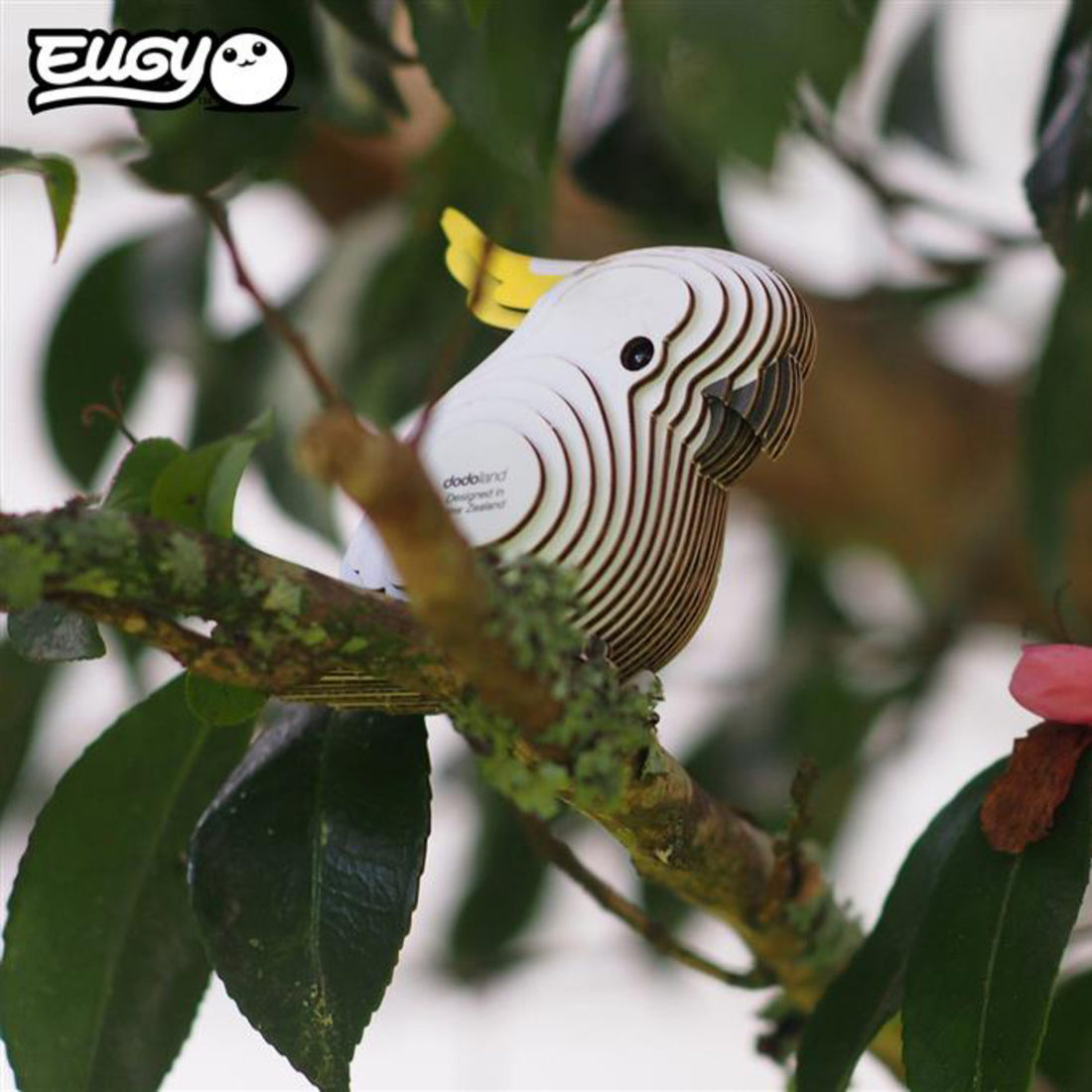 Eugy 3D karton vogel - kaketoe Eugy 3D karton vogel - kaketoe