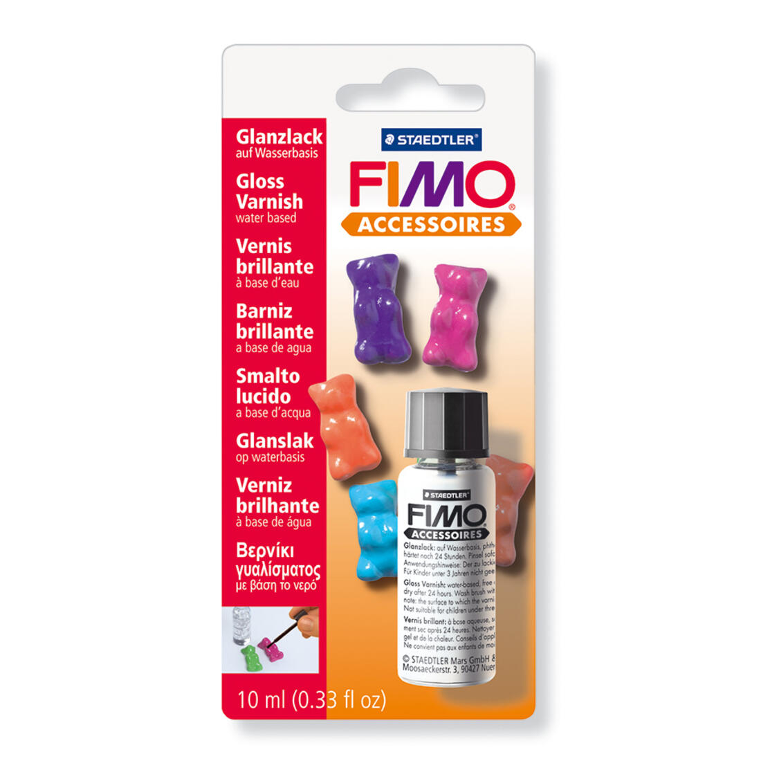 Fimo Accessoires vernis 10 ml blinkend Fimo Accessoires vernis 10 ml blinkend