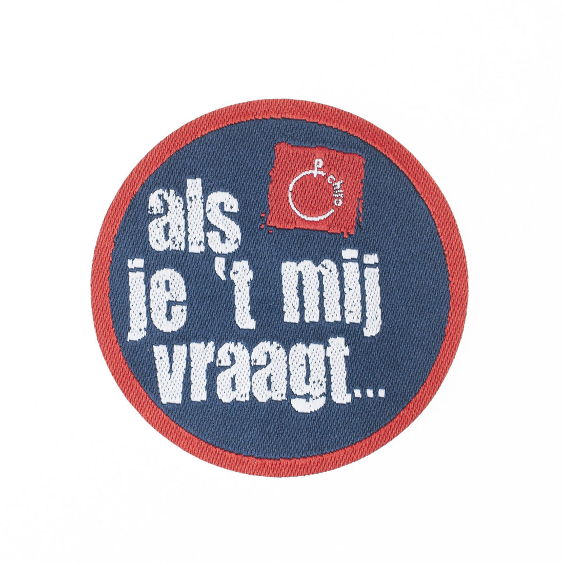 Kenteken Chirofan 'Als je 't mij vraagt: Chiro'