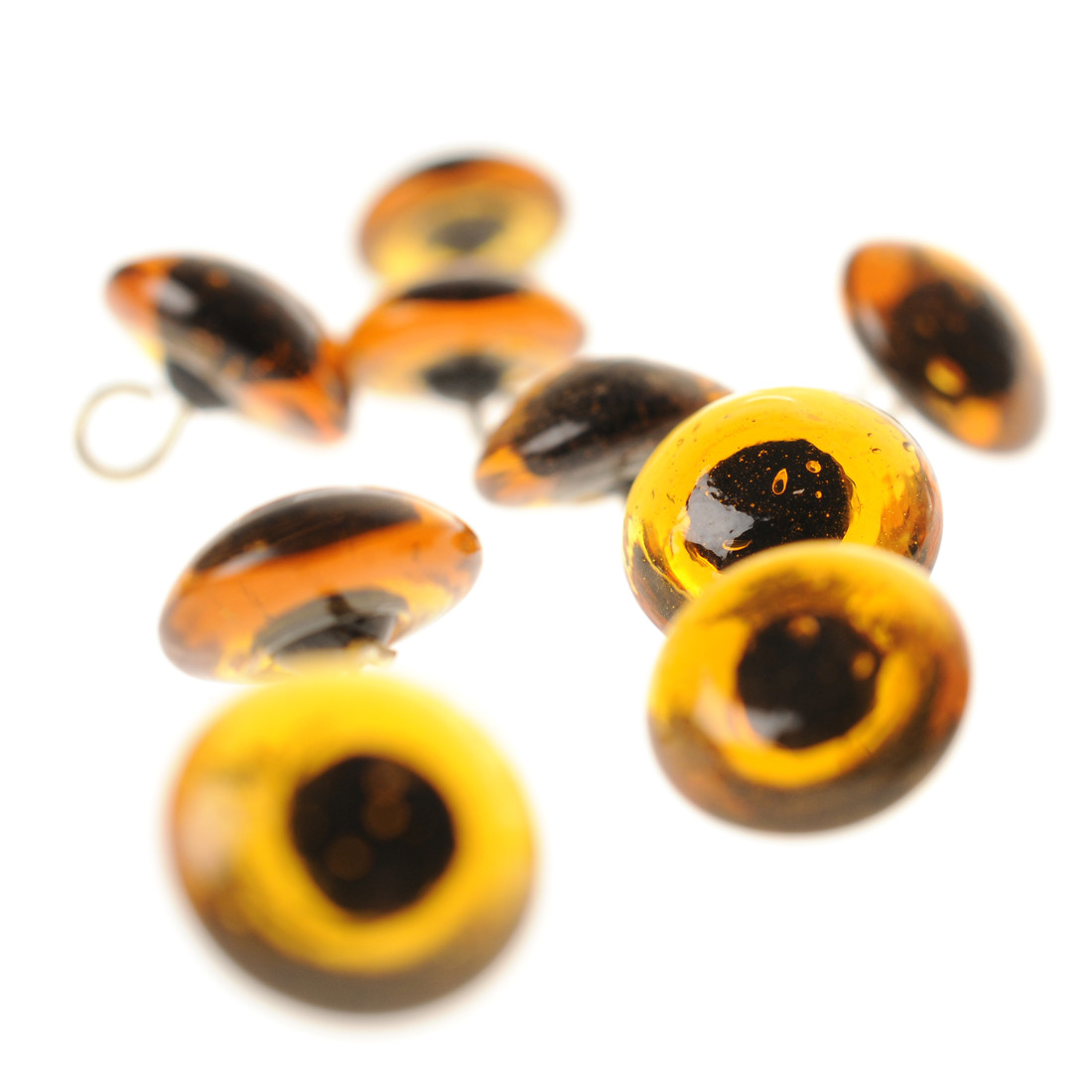 Dieren-naai-ogen glas bruin 12 mm 10 stuks Dieren-naai-ogen glas bruin 12 mm 10 stuks