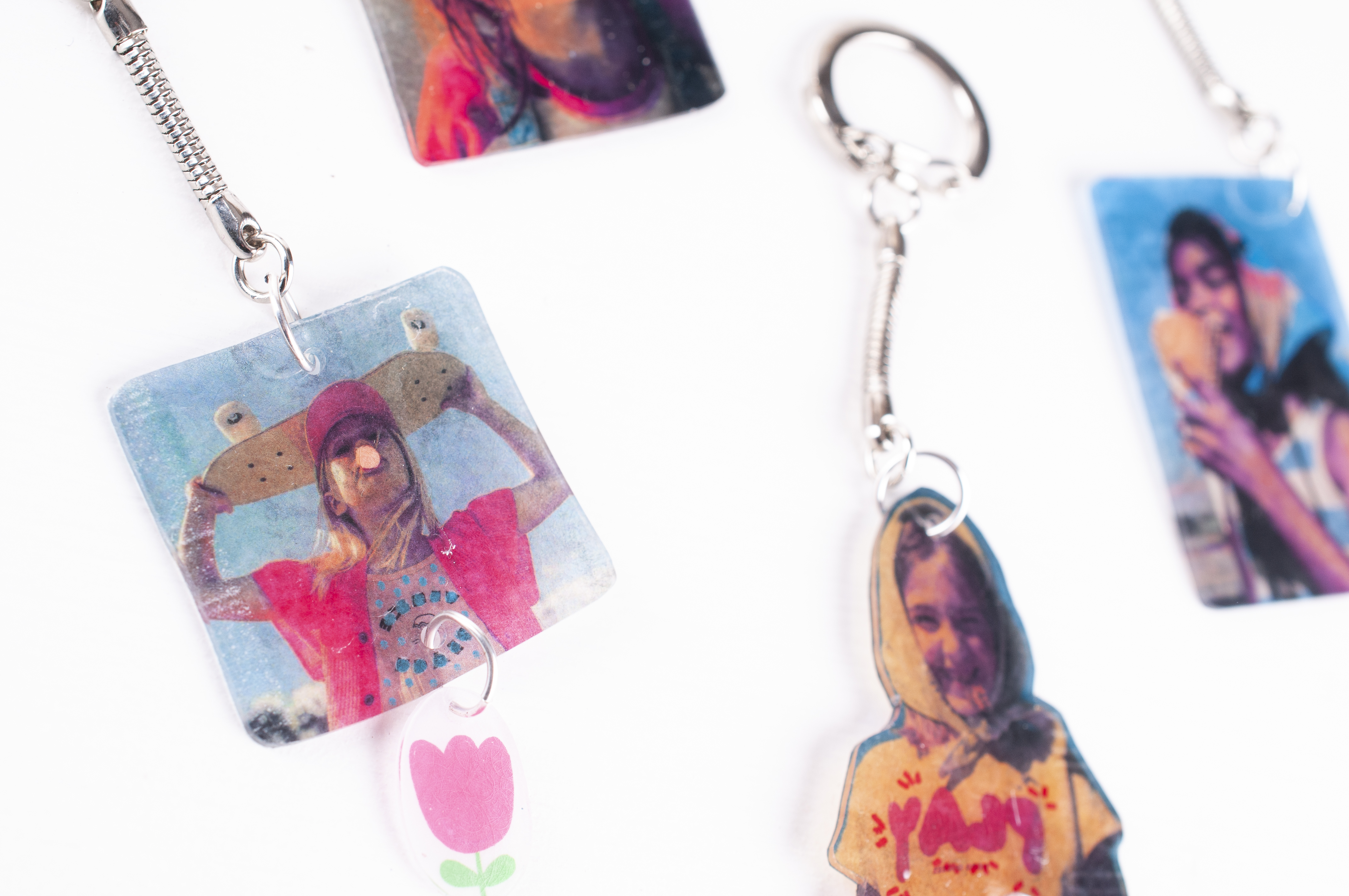 Krimpfolie sleutelhanger