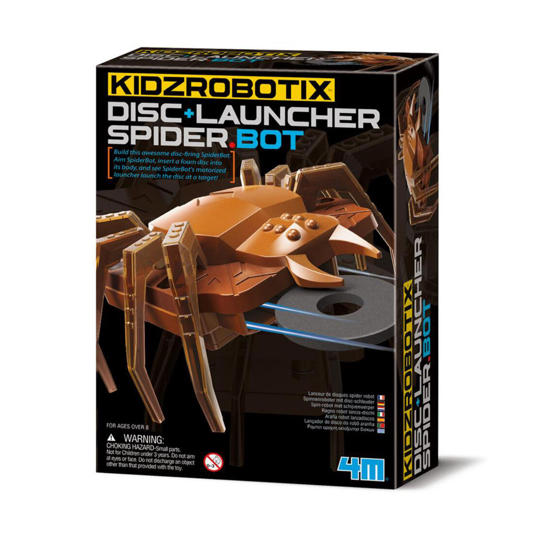 4M Kidzrobotix spiderbot met schijfwerper 8+