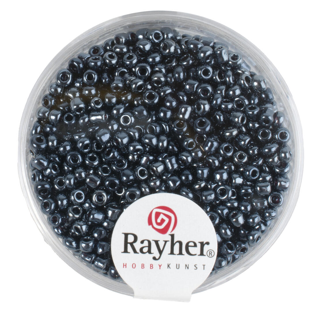 Glasparel 2 mm 17 g met zilverkern Glasparel 2 mm 17 g met zilverkern