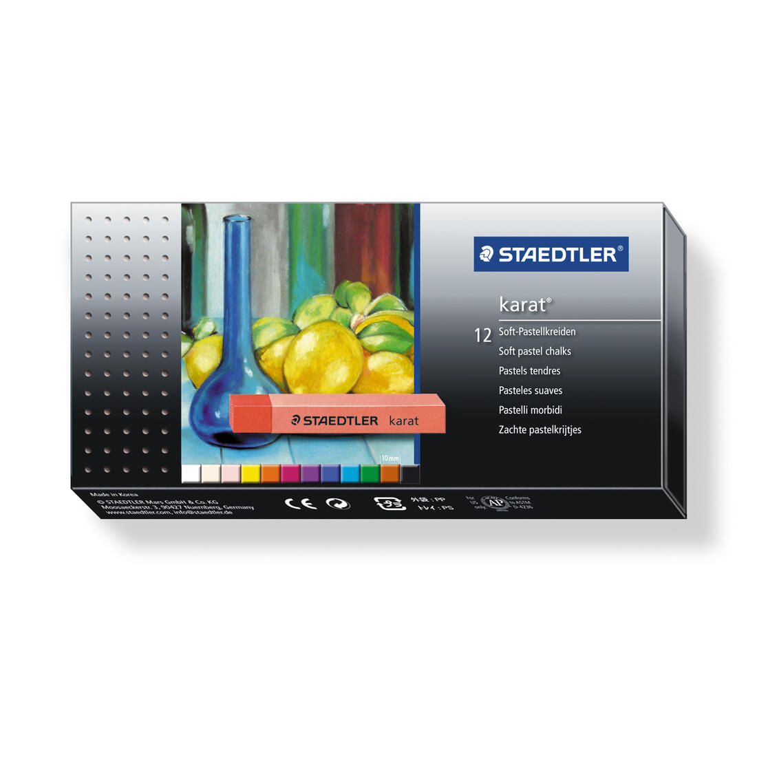 Karat zacht pastelkrijt 12 stuks