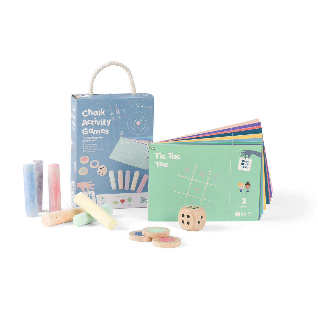 Chalk Activity Games - spelletjes met stoepkrijt 3+