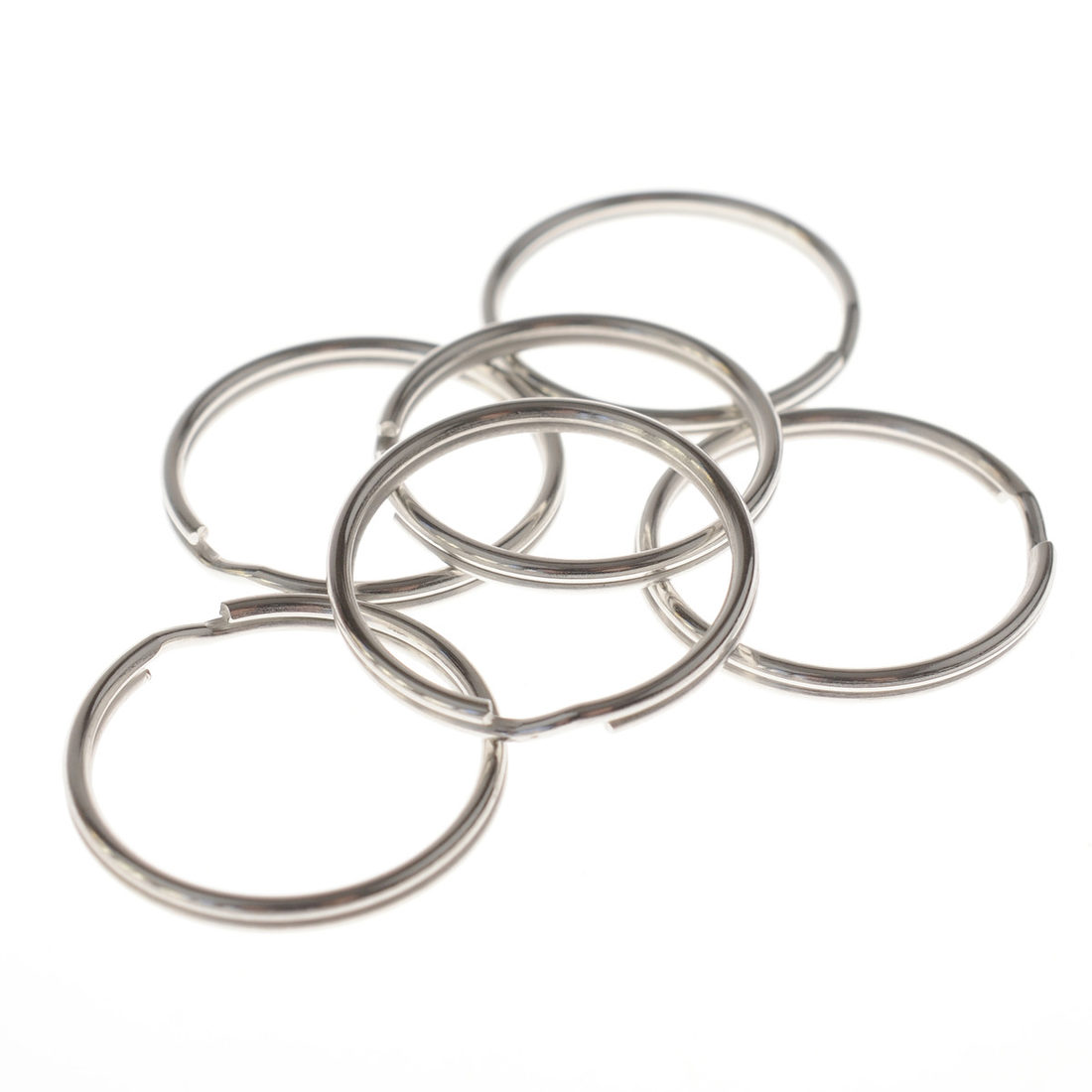 Sleutelring 30 mm 6 stuks Sleutelring 30 mm 6 stuks