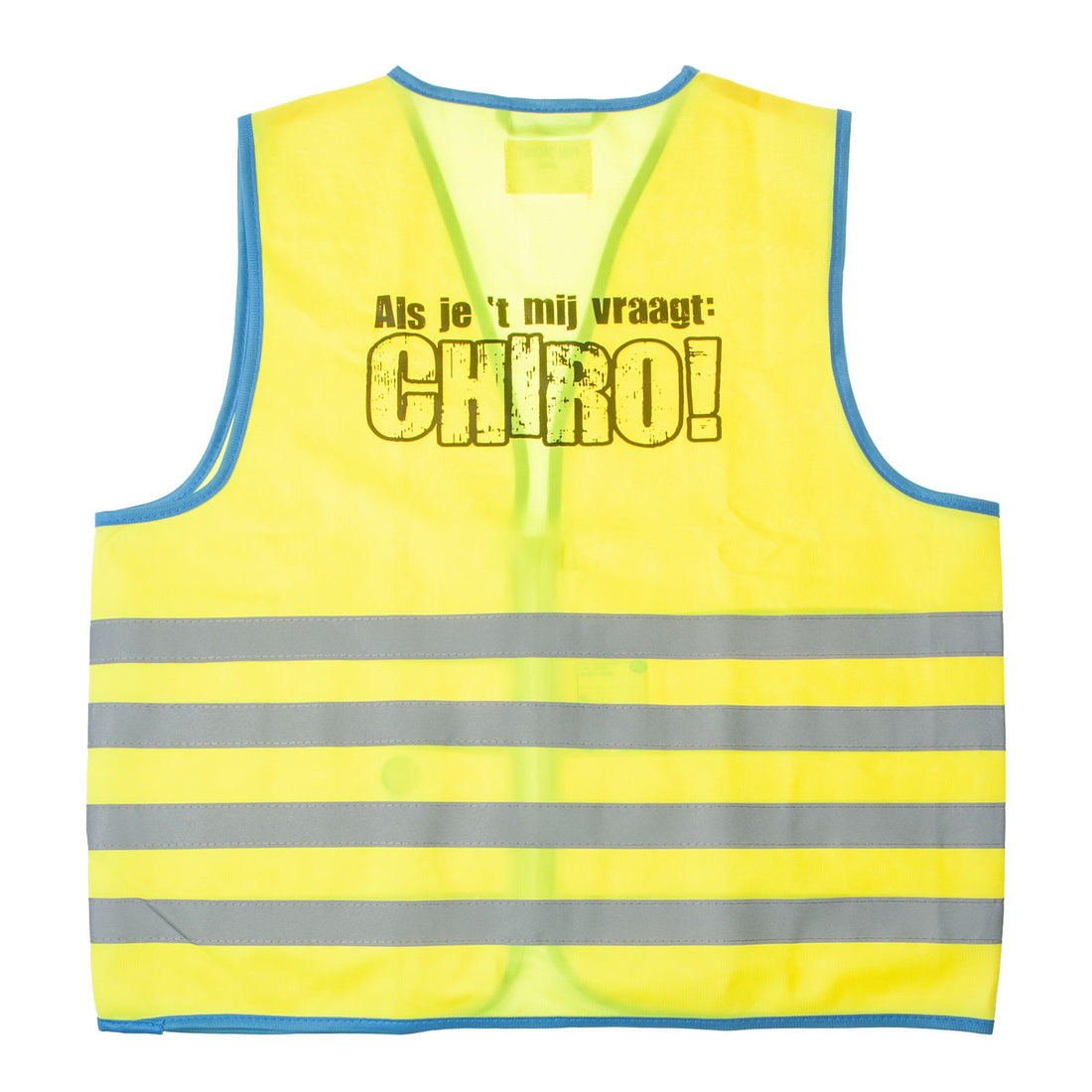 Fluohesje junior 'Fun Jacket' met opdruk Chiro Fluohesje junior 'Fun Jacket' met opdruk Chiro