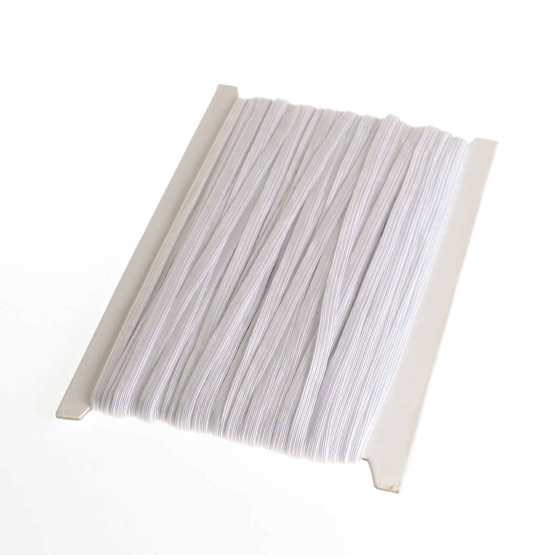Elastiek plat 6 mm 50 m wit Elastiek plat 6 mm 50 m wit