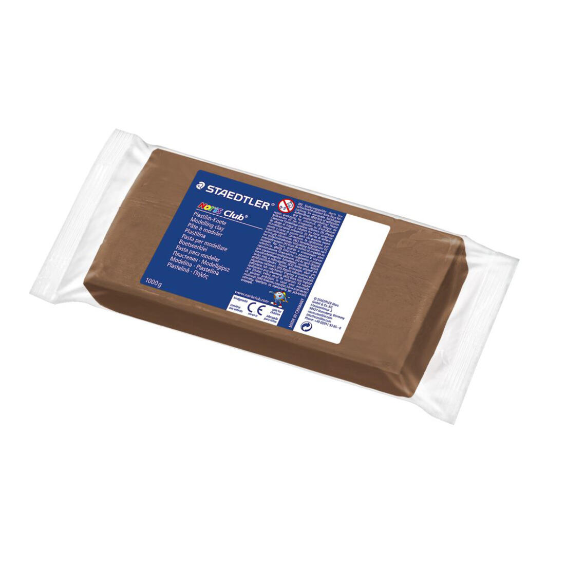 Noris Club boetseerklei plasticine 1 kg Noris Club boetseerklei plasticine 1 kg