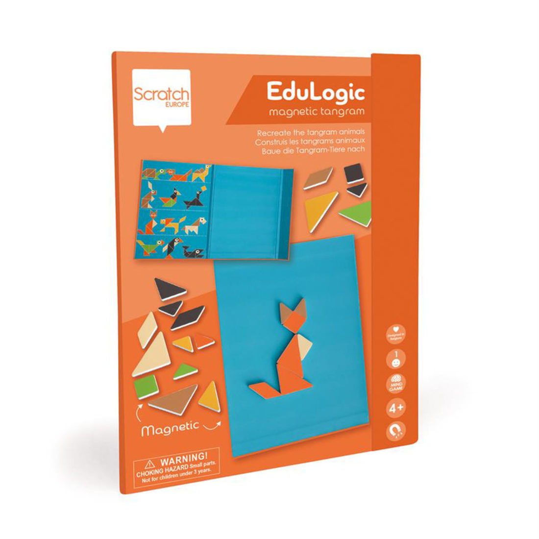 Edulogic magnetisch tangramspel dieren 4+