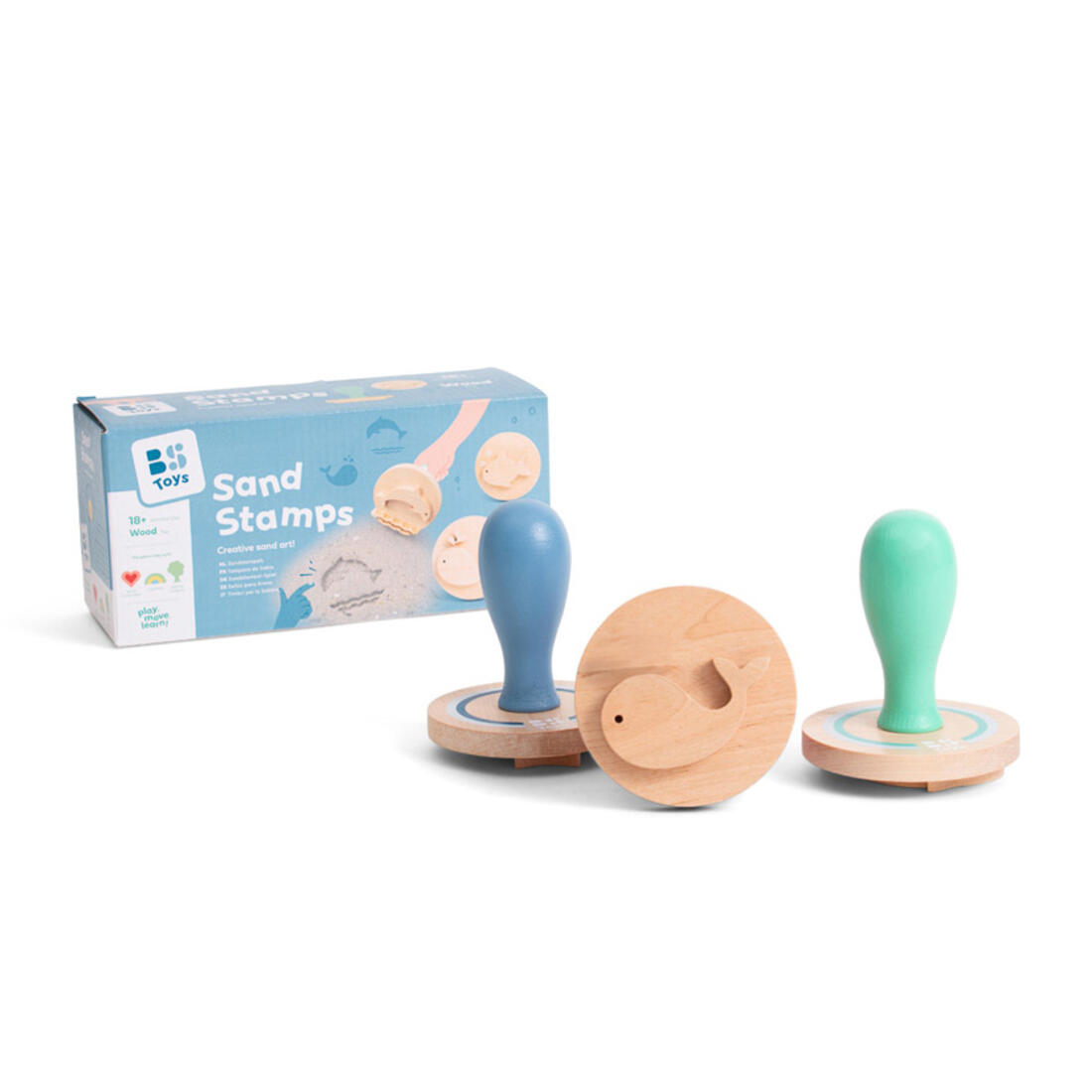 Set van 3 zandstempels