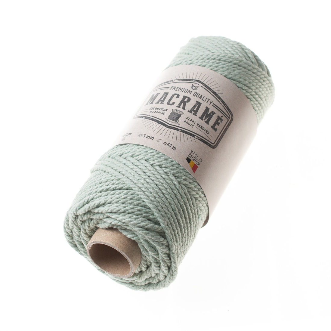 Macramé koord katoen 3 mm 60 m Macramé koord katoen 3 mm 60 m