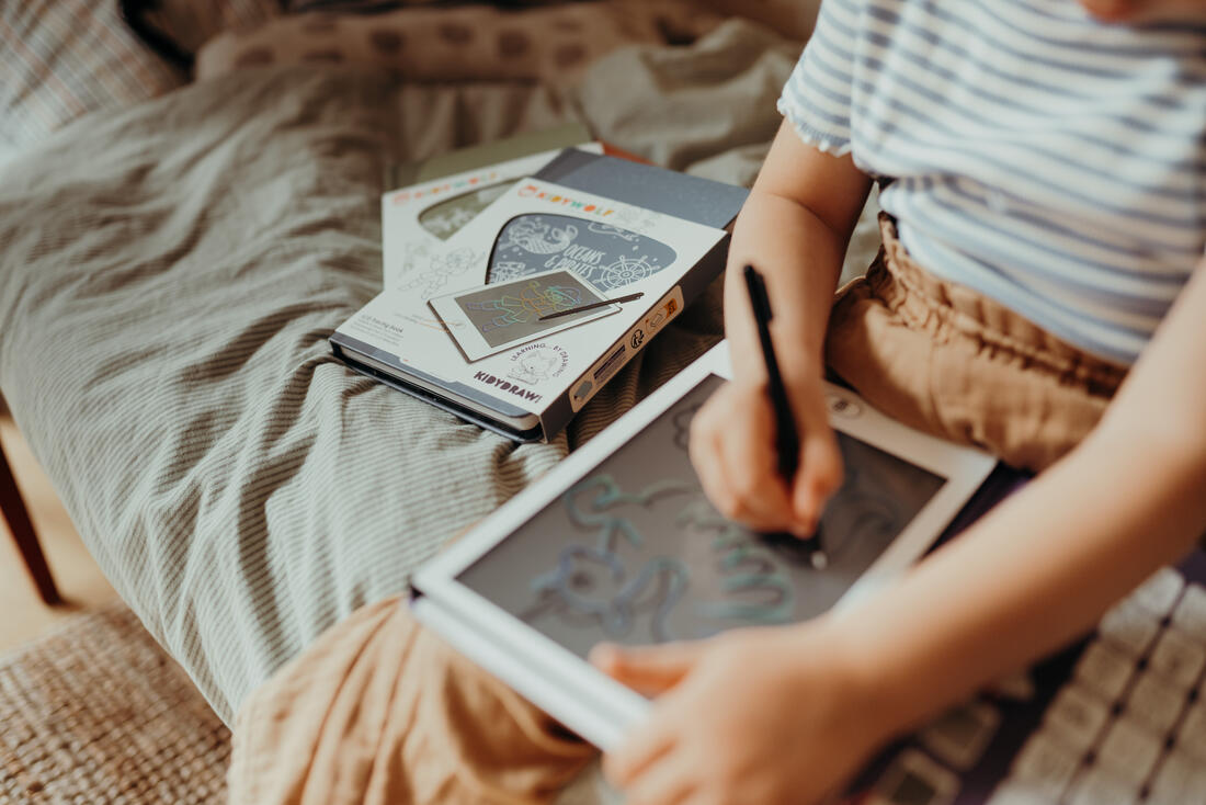 Kidydraw-mini Once upon a Time draagb. tekentablet sprookjes Kidydraw-mini Once upon a Time draagb. tekentablet sprookjes