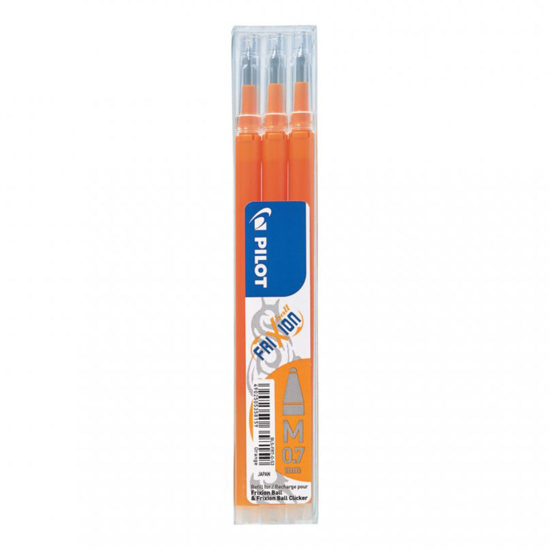 Pilot Frixion vulling 0.7 mm 3 stuks