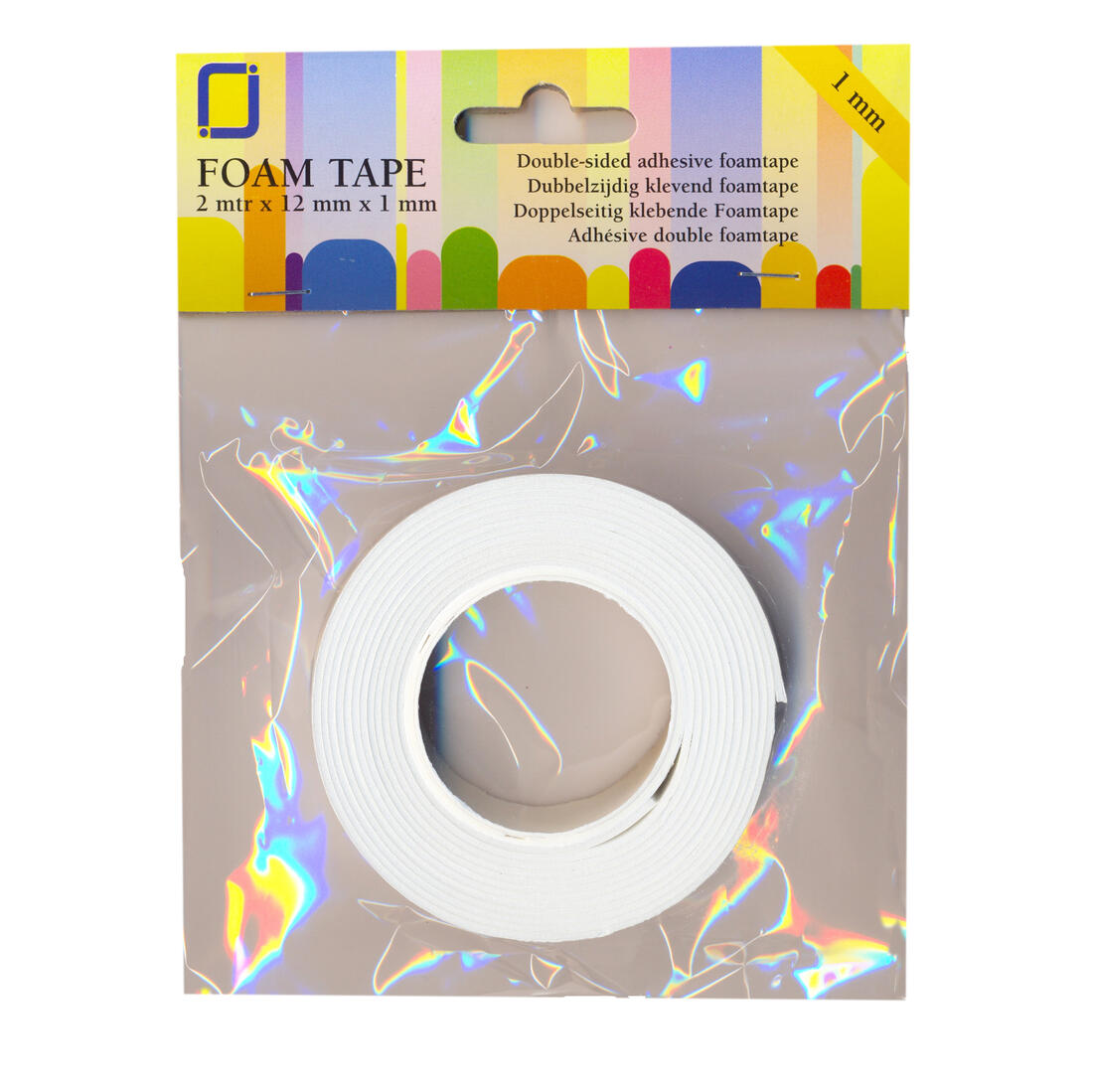 3D tape (0,5 mm) 12 mm x 2 m 3D tape (0,5 mm) 12 mm x 2 m