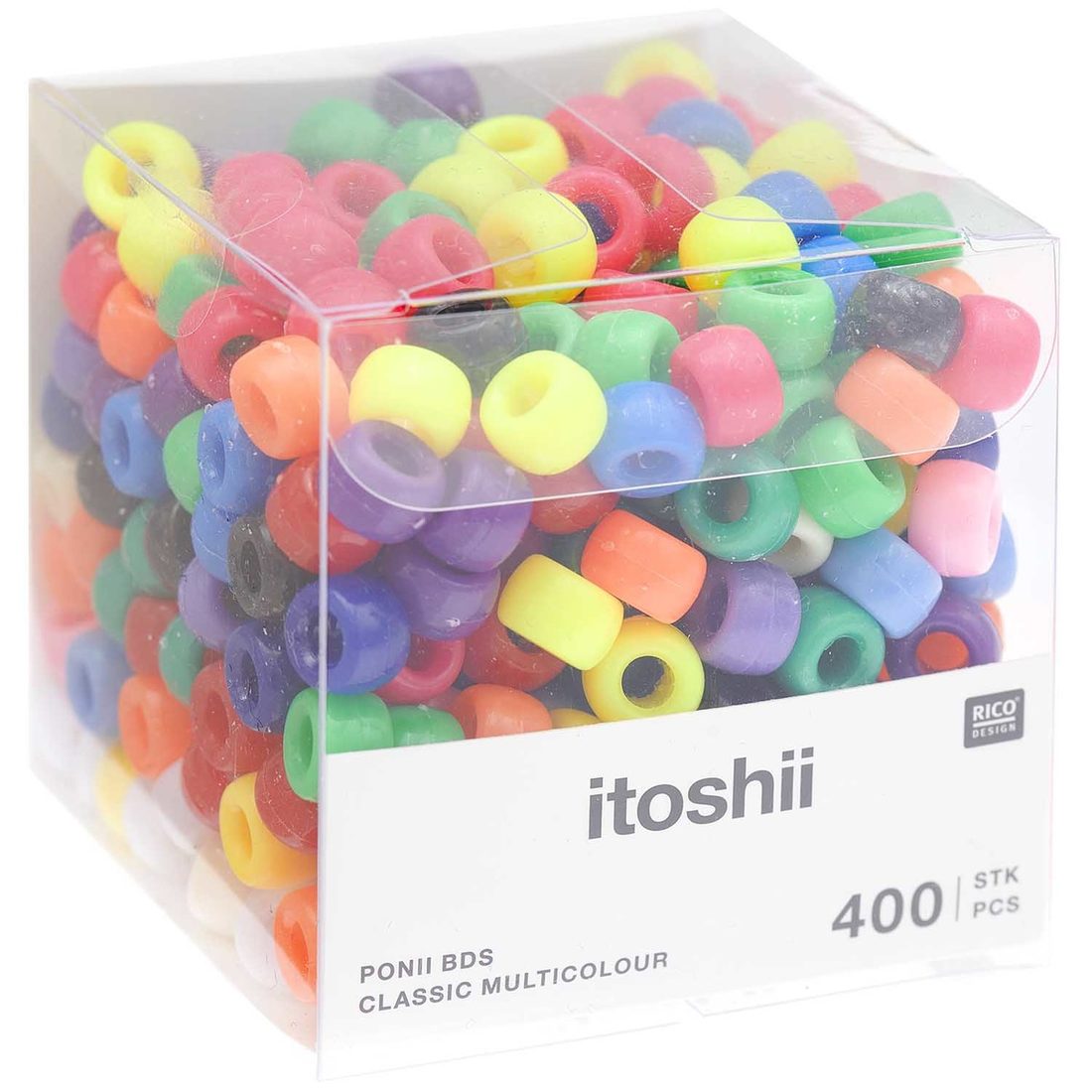 Ponii Beads Kralen 9 x 6 mm 400 stuks Ponii Beads Kralen 9 x 6 mm 400 stuks