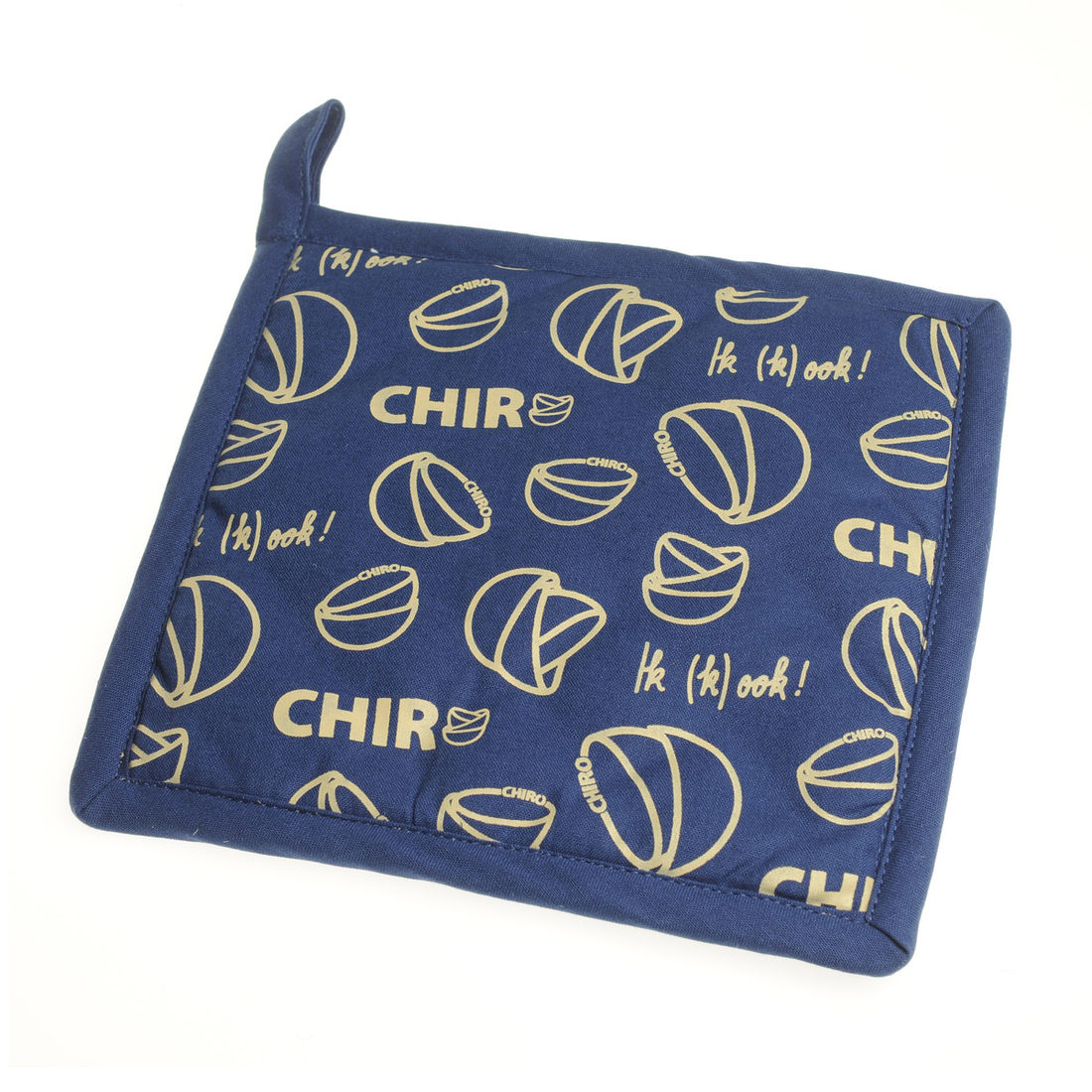 Pannenlap Chiro Fairtrade blauw