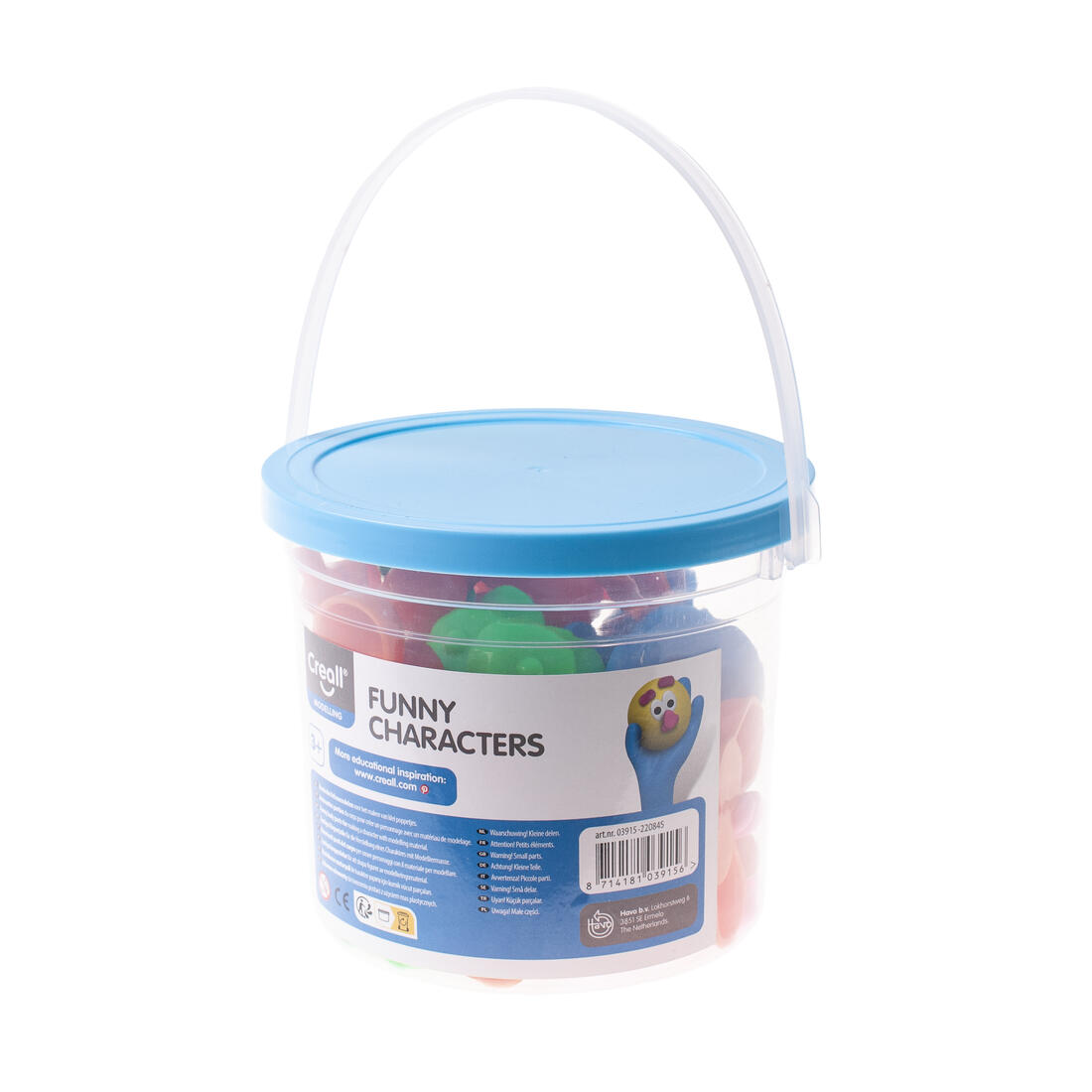 Creall plasticine Funny Characters 128 stuks Creall plasticine Funny Characters 128 stuks