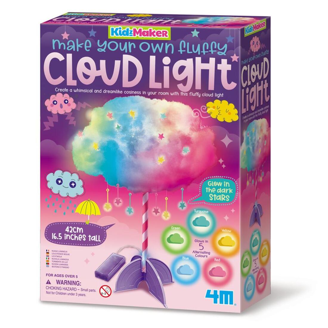 4M Kidzmaker Fluffy lichtwolk 5+ 4M Kidzmaker Fluffy lichtwolk 5+