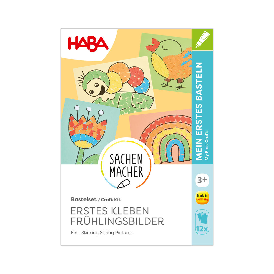 Haba Knutselset - Leren lijmen Lenteafbeeldingen