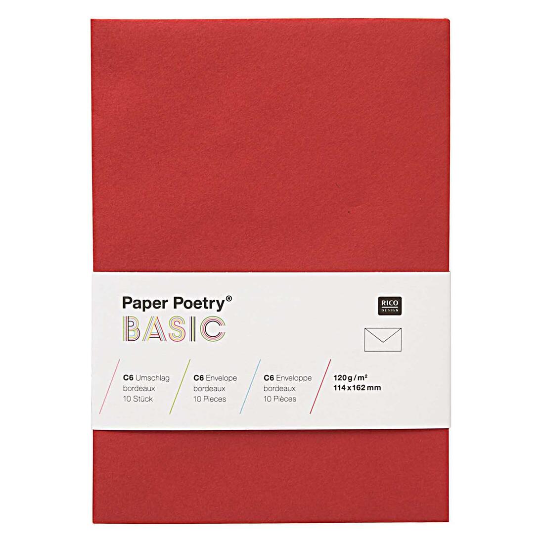 Enveloppe C6 162 x 114 mm 10 stuks 