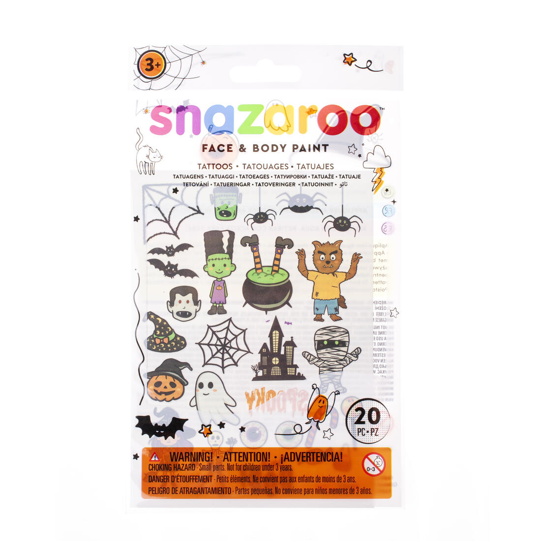 Snazaroo plaktattoo schattige halloween
