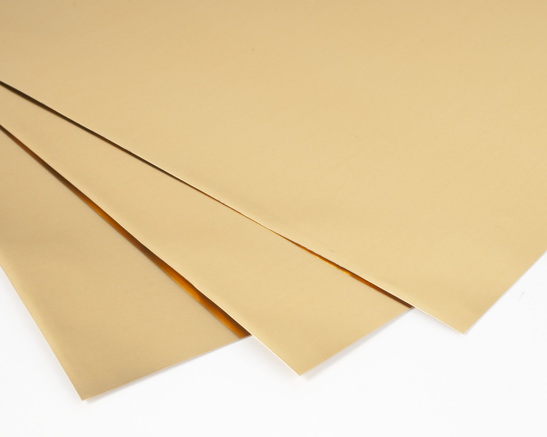 Aluminium reliëffolie goud 20 x 30 cm 3 stuks