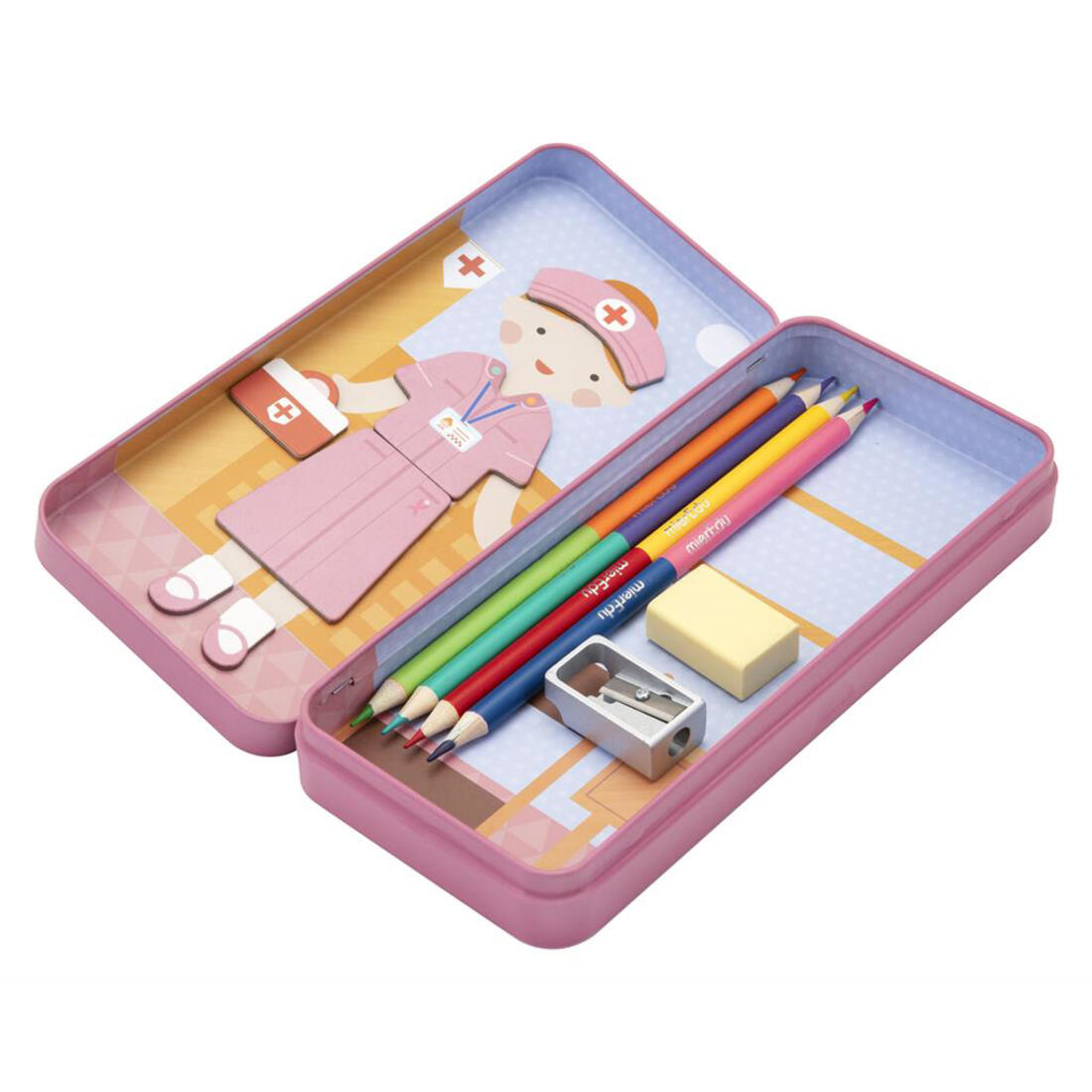 Magnetische reisbox puzzelspel dokter 3+ Magnetische reisbox puzzelspel dokter 3+