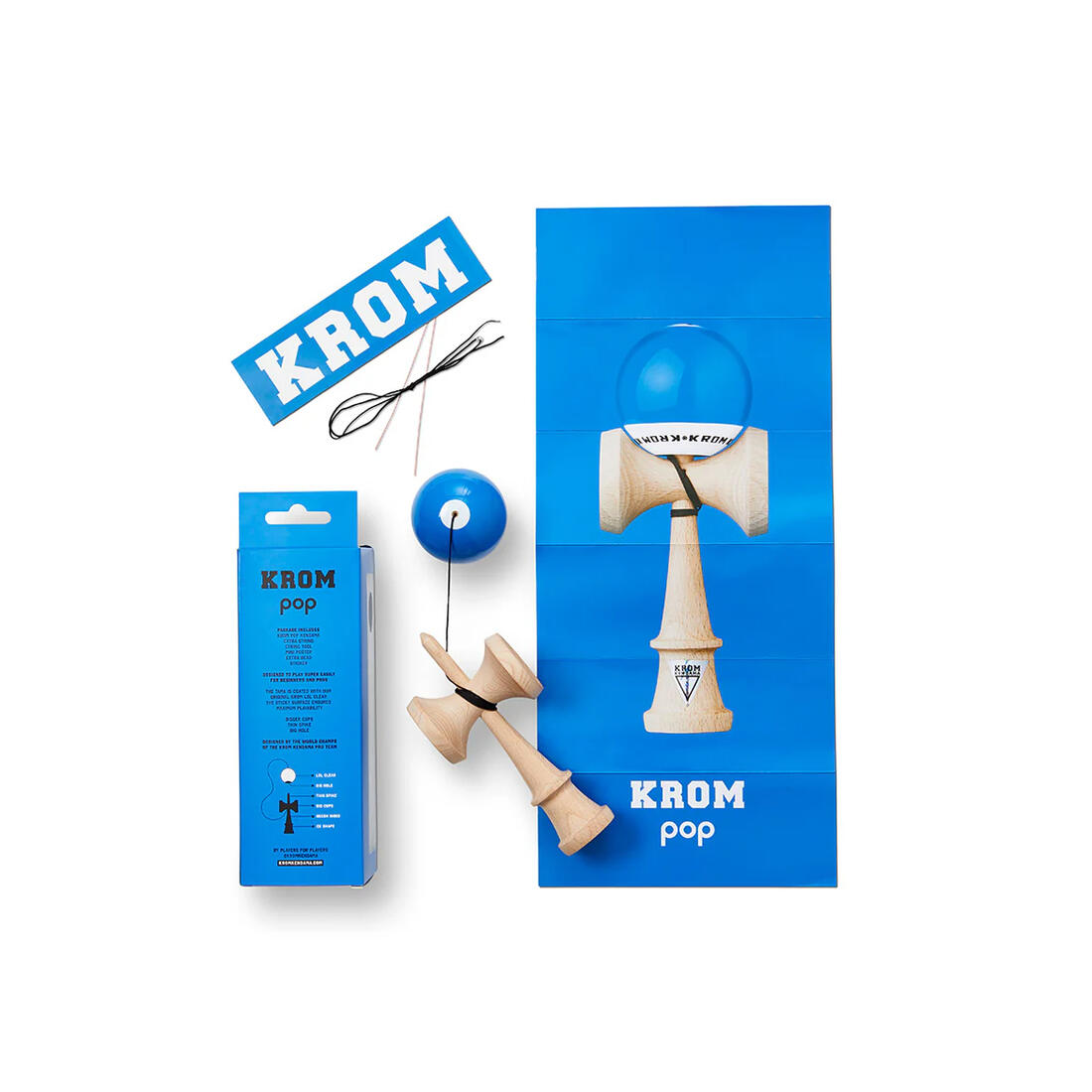 Kendama Krom POP LOL donkerblauw Kendama Krom POP LOL donkerblauw