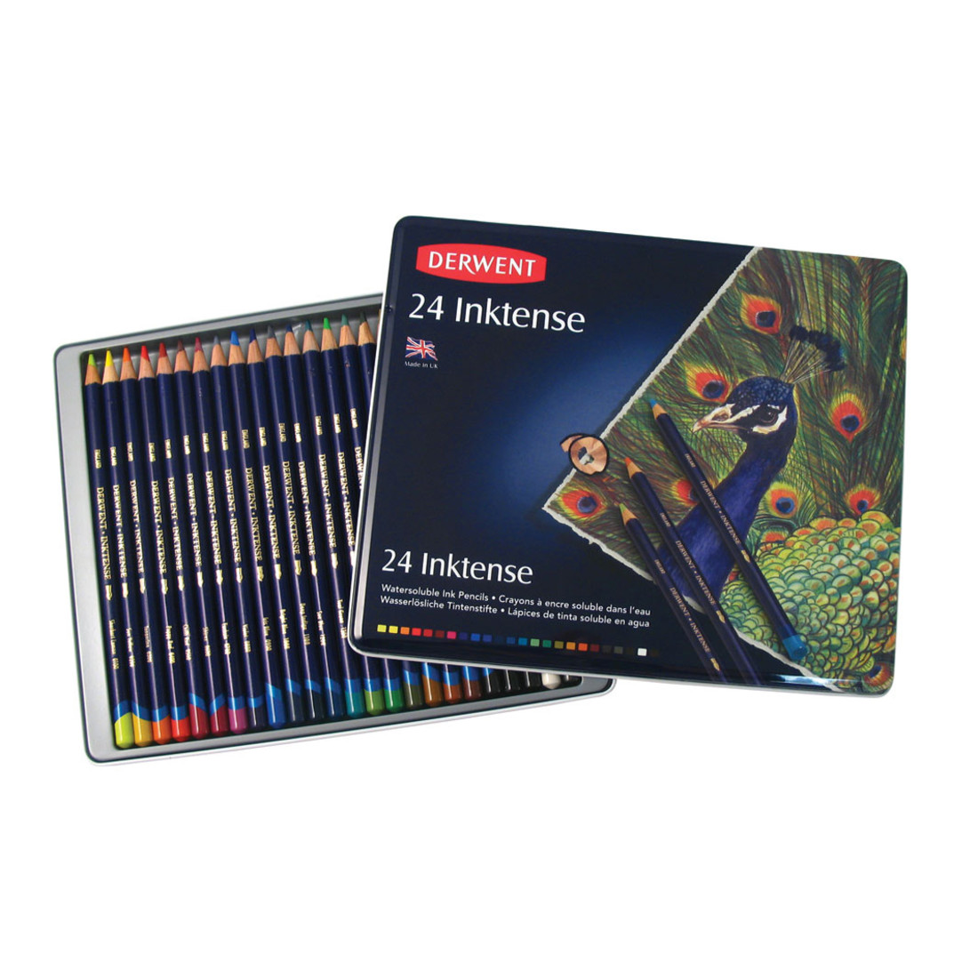 Derwent Inktense potloden 24 stuks Derwent Inktense potloden 24 stuks