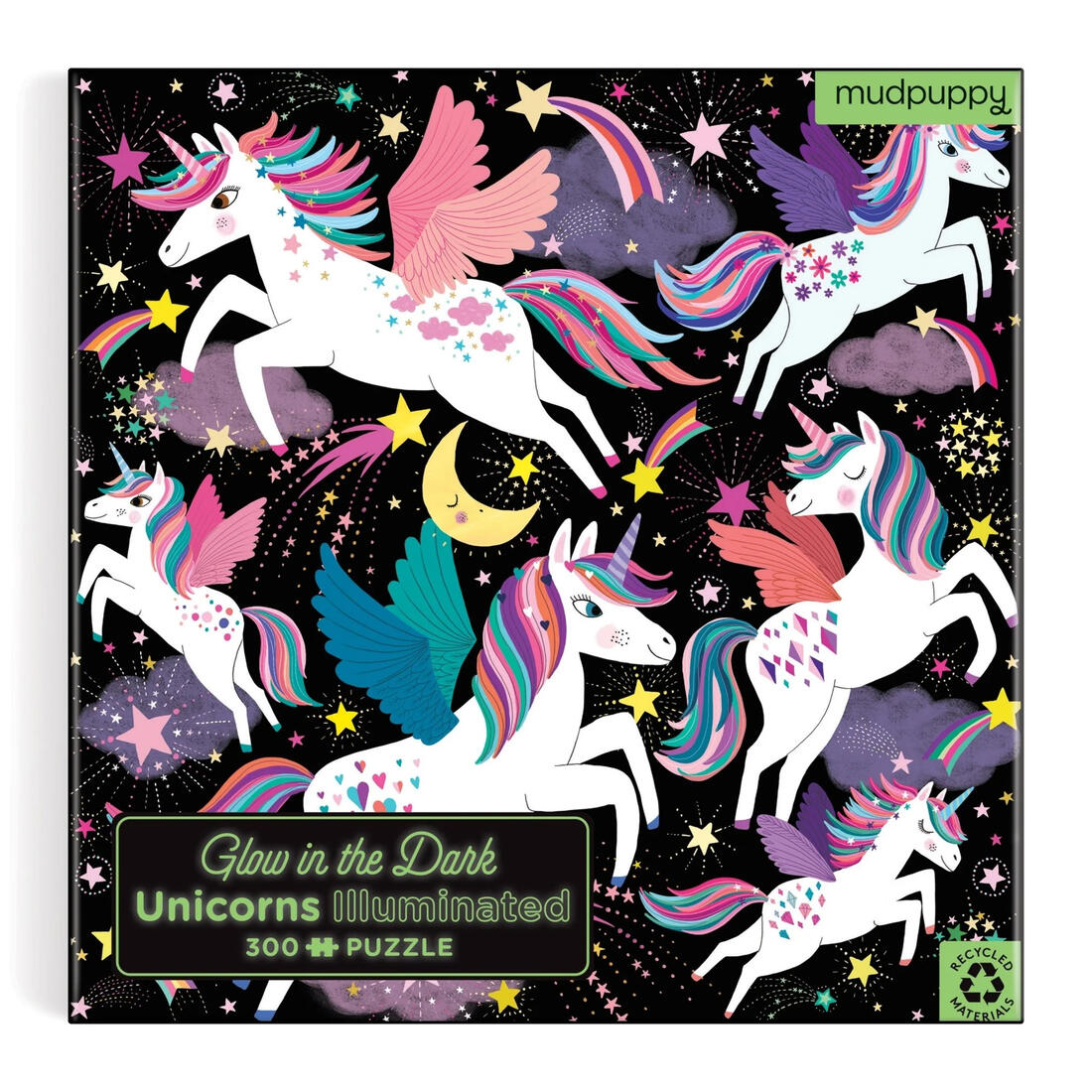 Puzzel glow-in-the-dark Eenhoorns 300 stuks 7+ Puzzel glow-in-the-dark Eenhoorns 300 stuks 7+