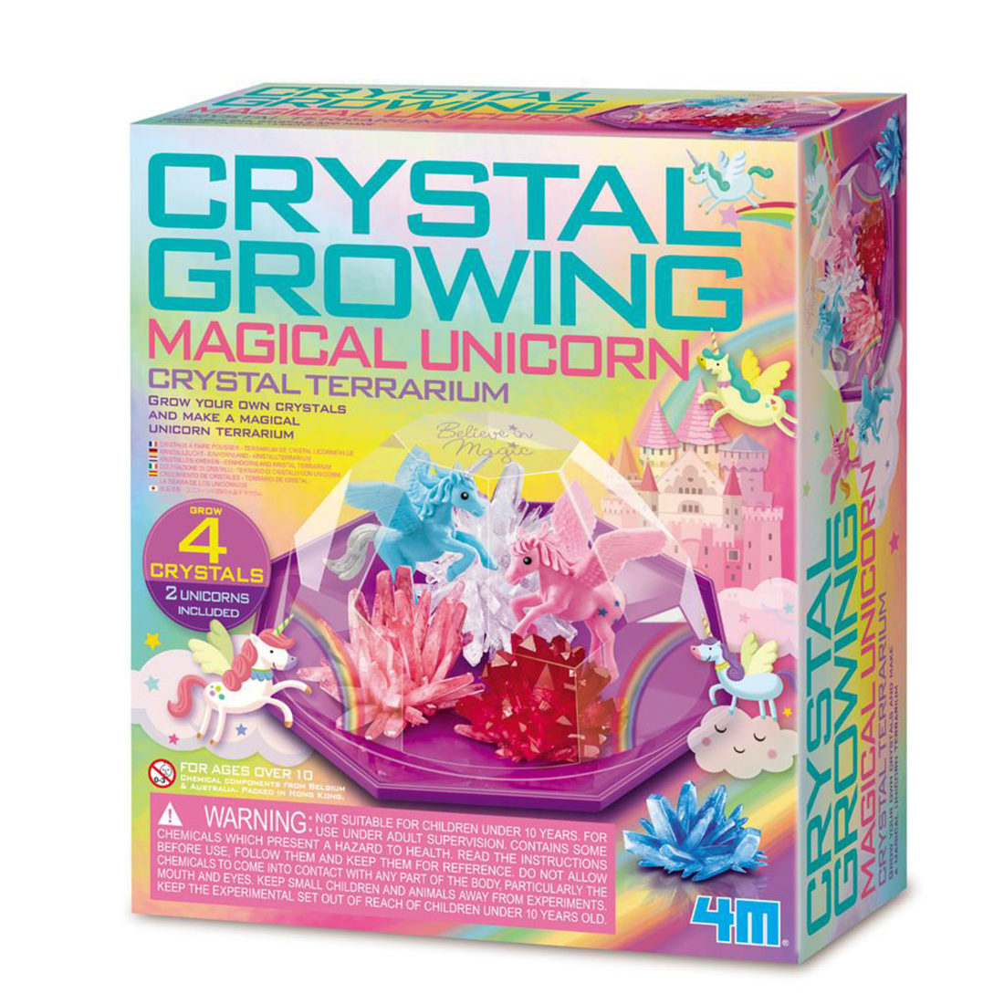 4M Kidzlabs crystal growing - eenhoorn 10+ 4M Kidzlabs crystal growing - eenhoorn 10+