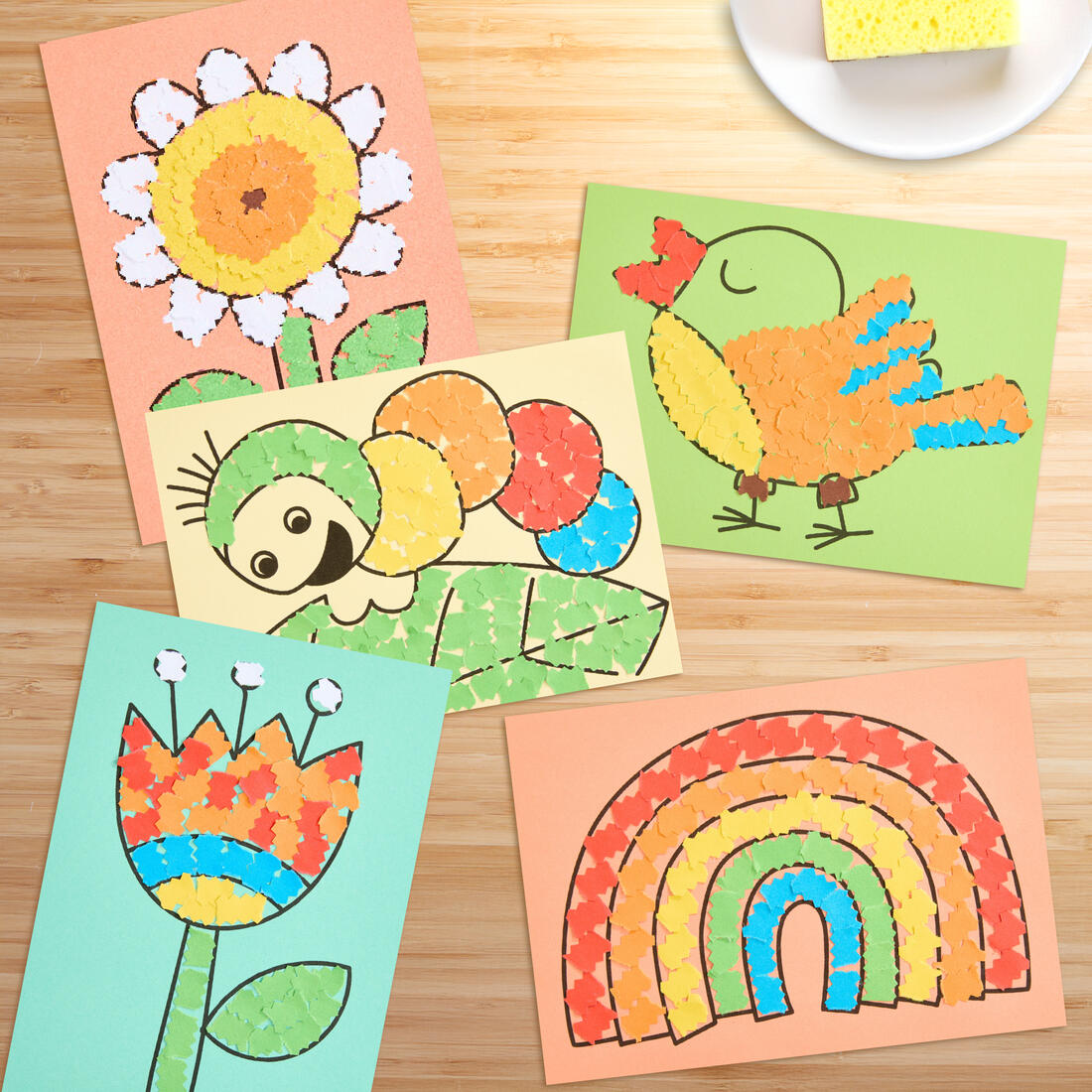 Haba Knutselset - Leren lijmen Lenteafbeeldingen Haba Knutselset - Leren lijmen Lenteafbeeldingen