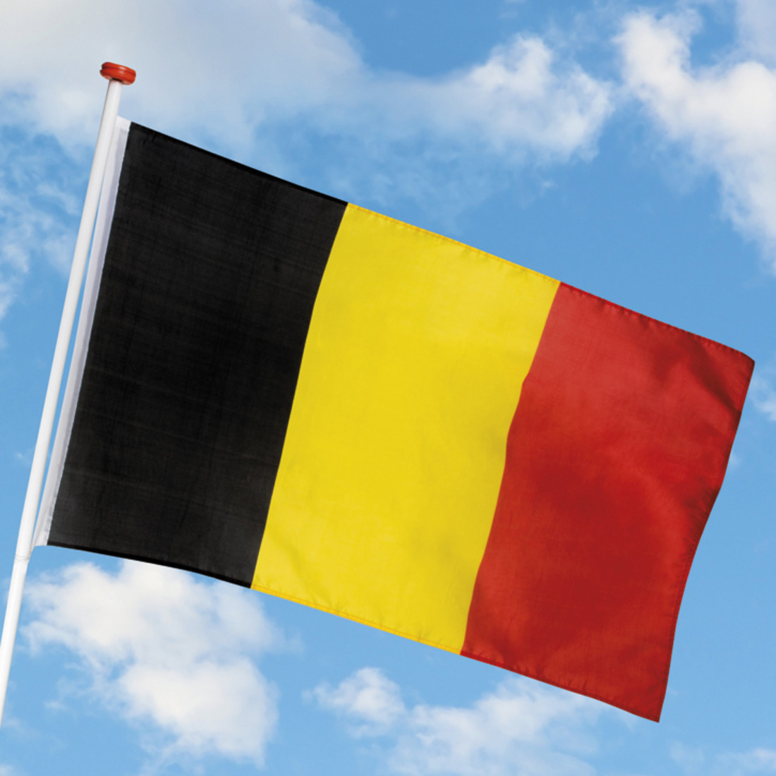 Belgische driekleur vlag 90 x 150 cm Belgische driekleur vlag 90 x 150 cm