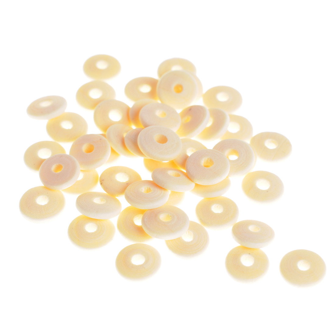 Houten kralen ufo 10 x 2,7 mm 50 stuks Houten kralen ufo 10 x 2,7 mm 50 stuks