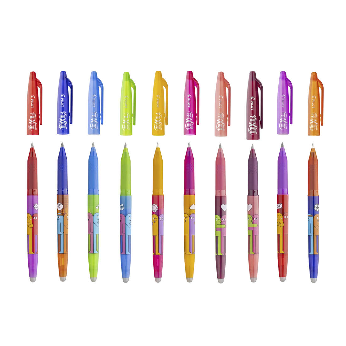 Pilot Frixion ball 0.7 mm friends