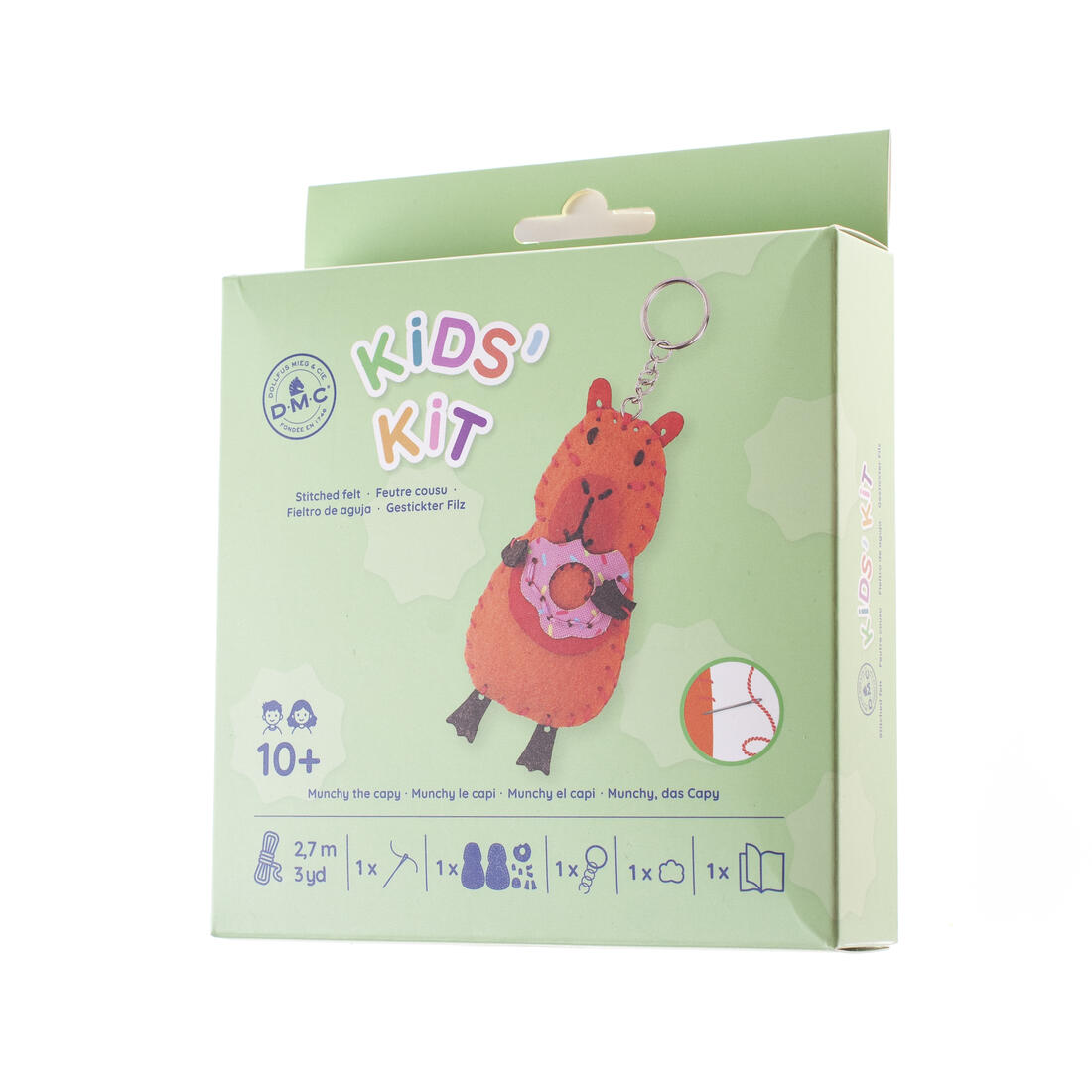 DMC Kids kit vilt naaien capibara 10+