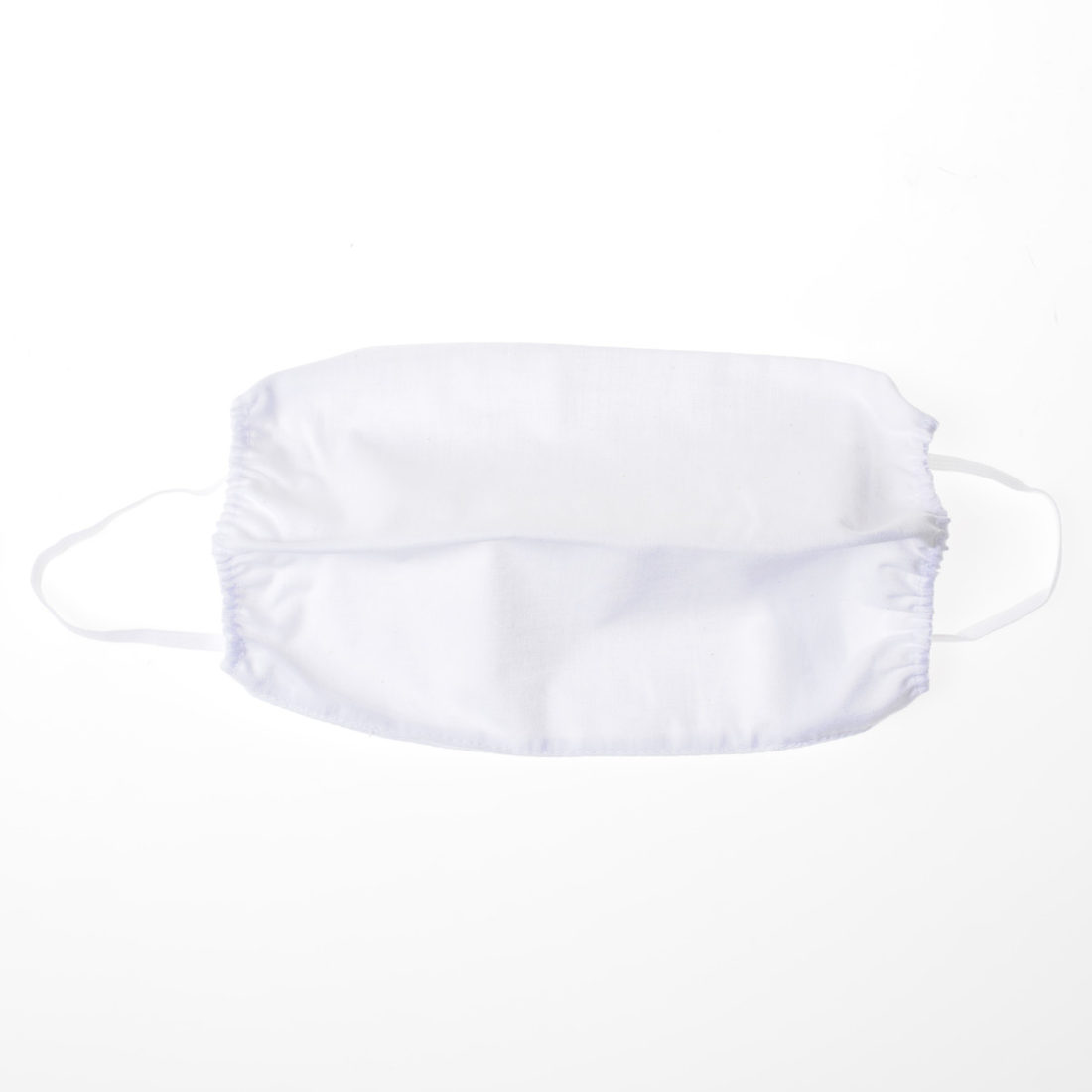 Mondmasker katoen 20 x 16 cm wit