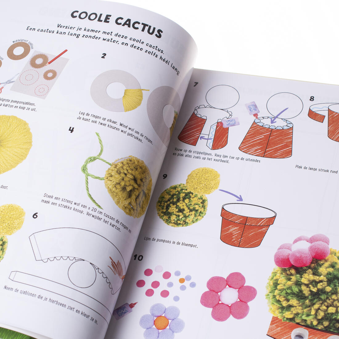 Mijn knutselboek met pompons Mijn knutselboek met pompons