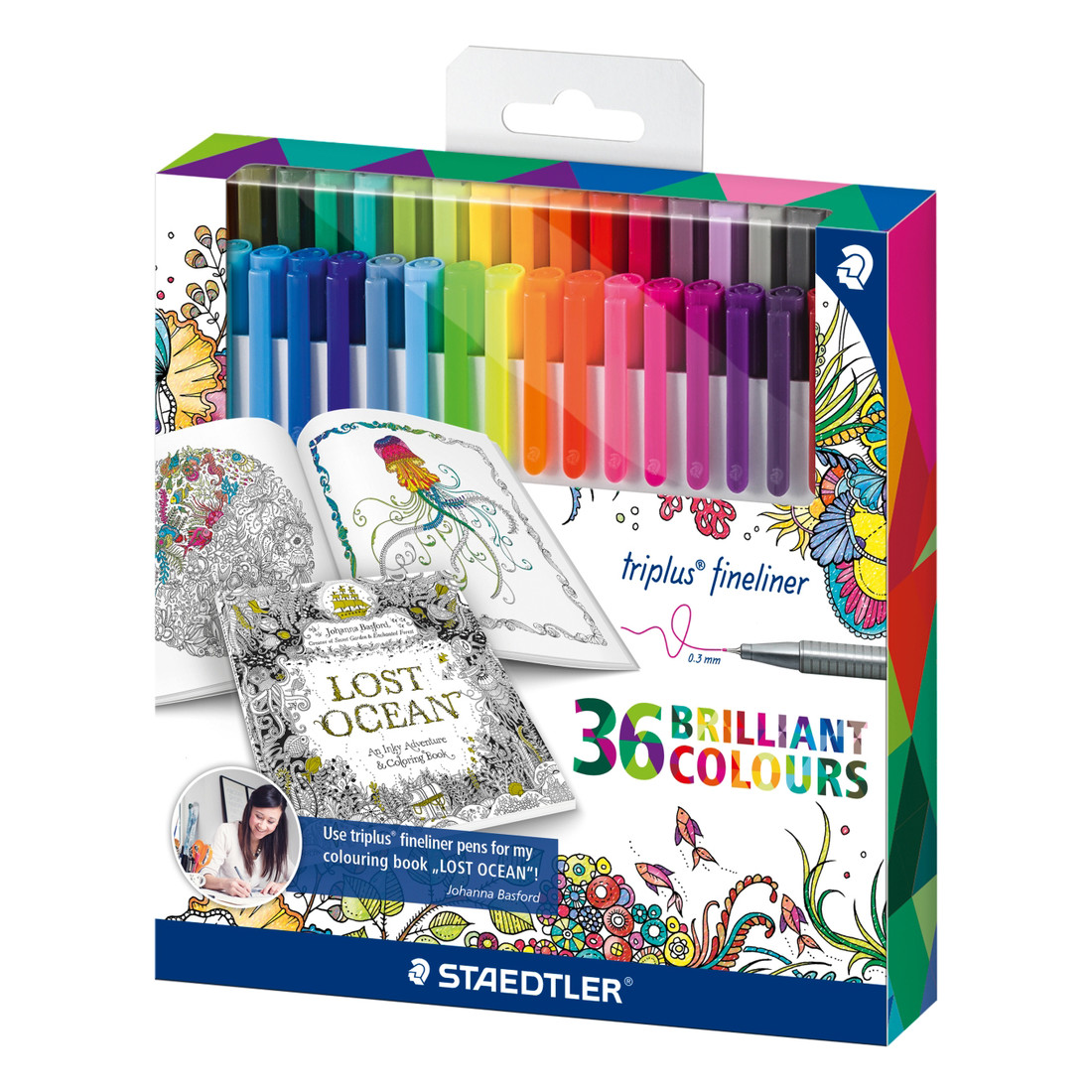 Staedtler Triplus fineliners 36 stuks Staedtler Triplus fineliners 36 stuks