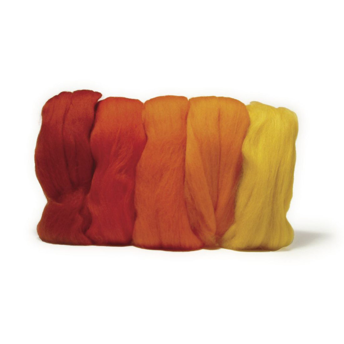 Merino viltwol 5 x 10 g rode tinten