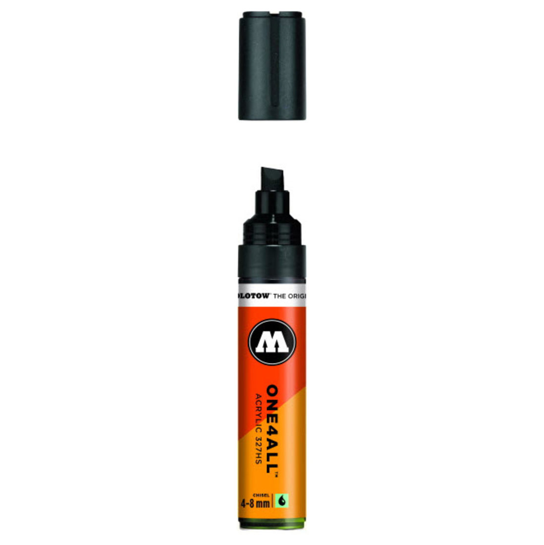 Molotow one4all marker 4-8 mm Signal Black schuine punt 