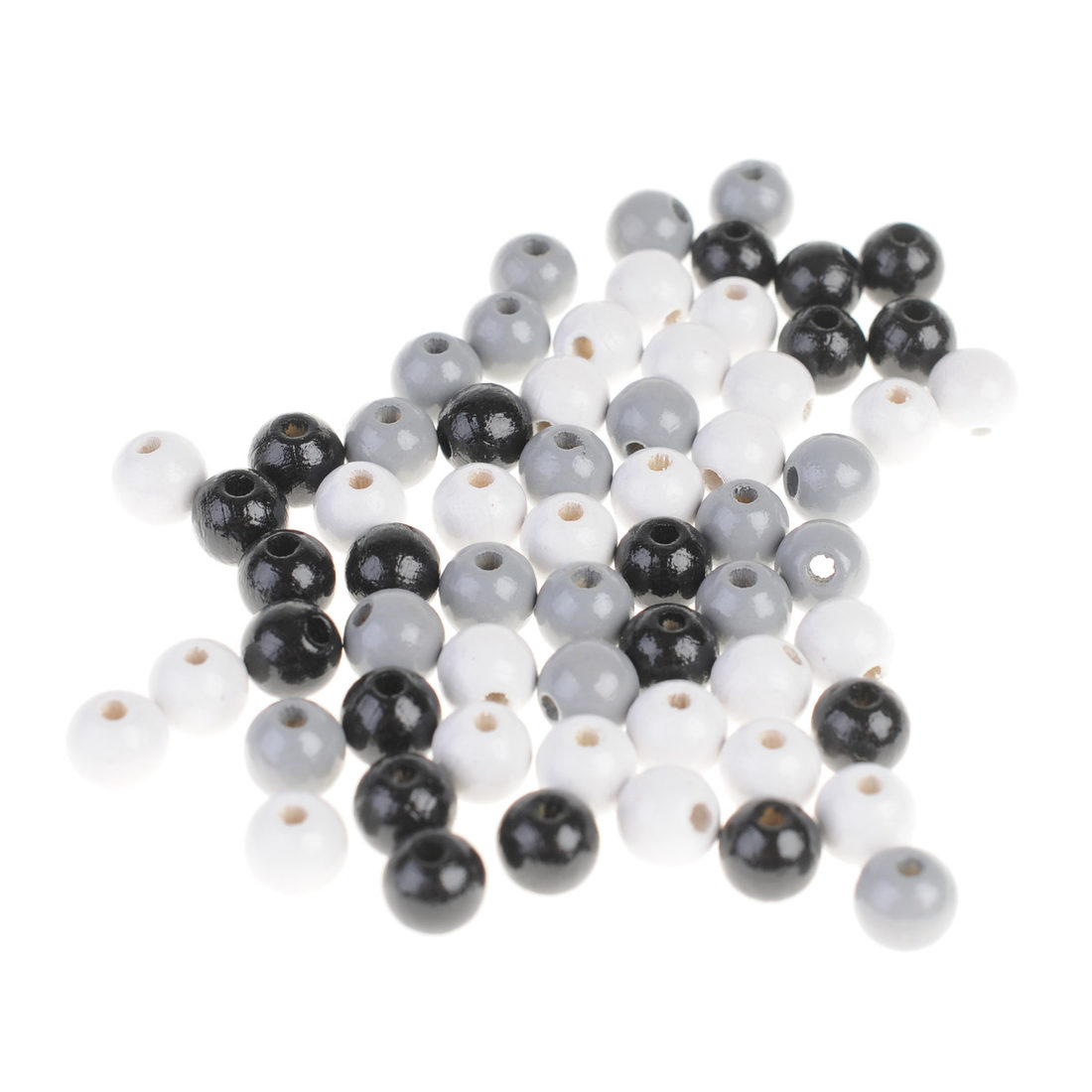 Houten kralen 8 mm 118 stuks mix Houten kralen 8 mm 118 stuks mix