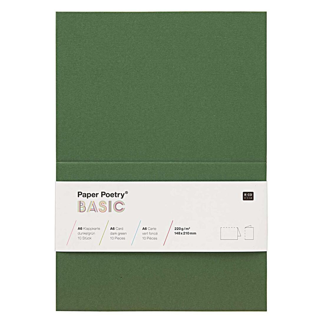 Kaart A6 210 x 148 mm 10 stuks