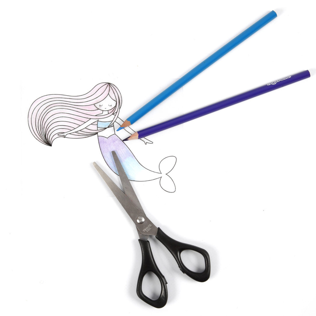 Krimpfolie 10,5 x 14,5 cm 4 stuks zeemeermin Krimpfolie 10,5 x 14,5 cm 4 stuks zeemeermin