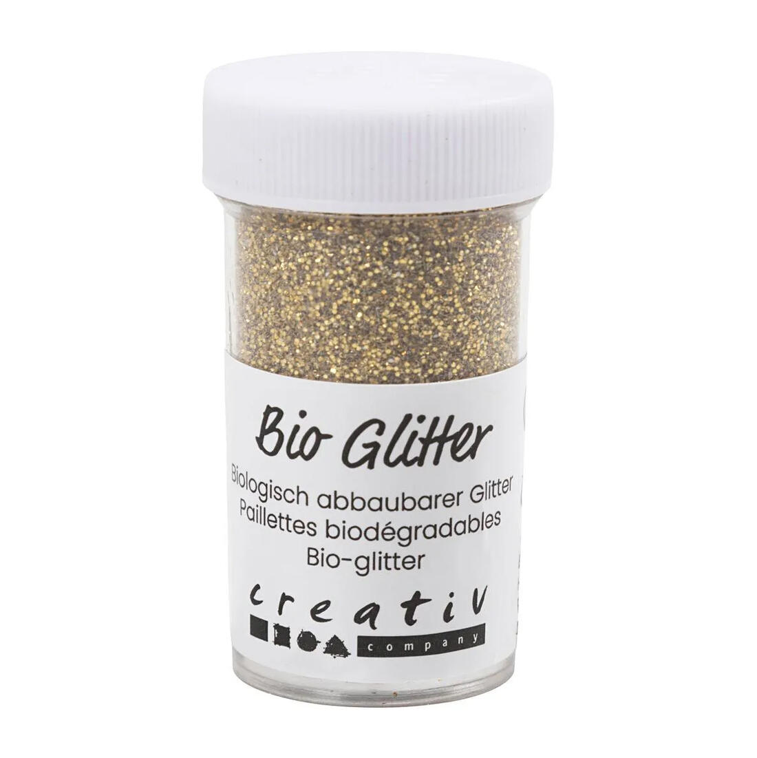 Bio glitter 20 g goud